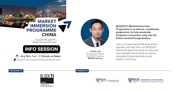 Market Immersion Programme:  China - Info Session