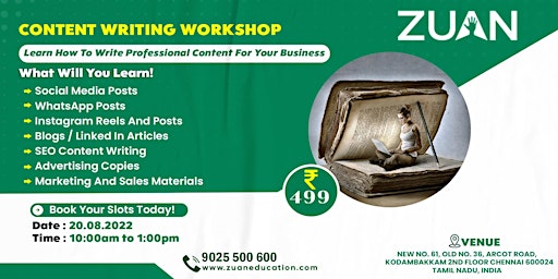 CONTENT WRITING WORKSHOP