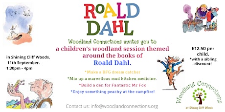Roald Dahl themed woodland activity session for children