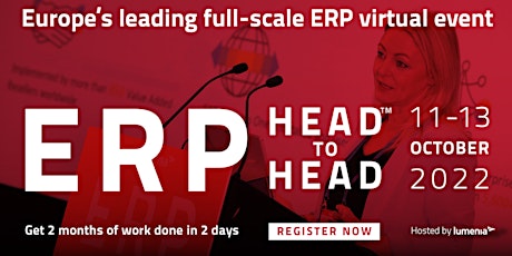ERP HEADtoHEAD™ Virtual Event - Compare the leading ERP software solutions