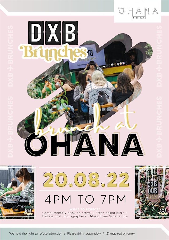 DXB Brunches present Party Brunch @ OHANA Tiki Bar image