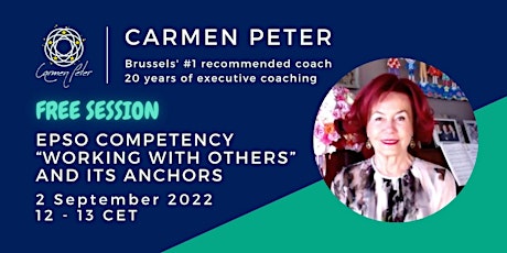 Free session-EPSO Competency "Working with others" and anchors