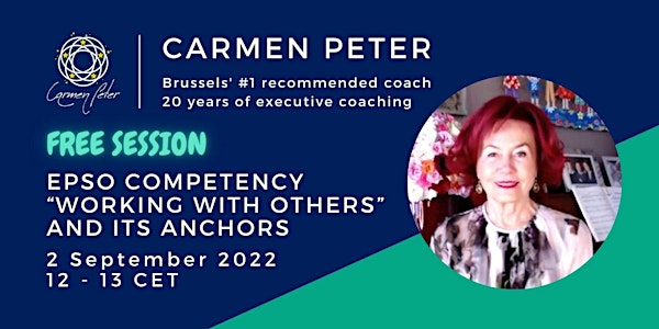 Free session-EPSO Competency "Working with others" and anchors