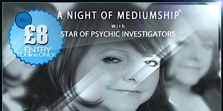 Angela McGhee TV medium star of psychic investigators - a night of mediumship primary image