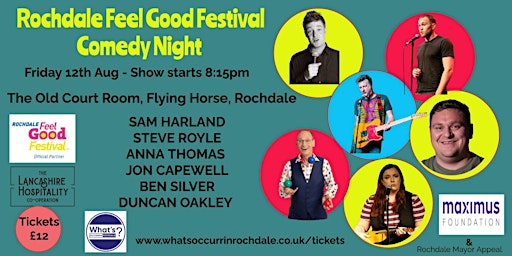 Adult Comedy Night for Rochdale Feel Good Festival