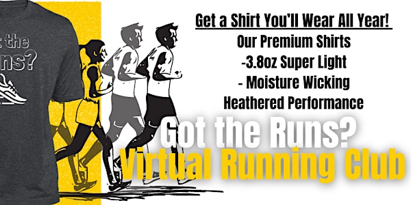 PHILADELPHIA Got the Runs Running Club 5K/10K/13.1 - Tech Shirt!