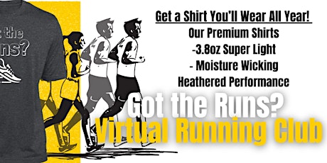 SAN JOSE Got the Runs Running Club 5K/10K/13.1 - Tech Shirt!