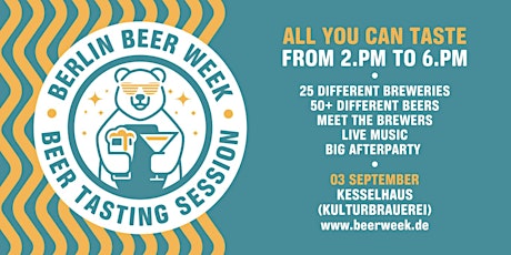 Image principale de Berlin Beer Week 2022 Tasting Session
