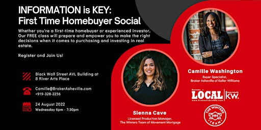 Information is Key: First Time Homebuyers Social with Camille Washington