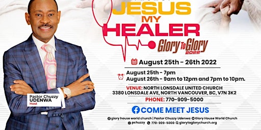 Register Now: Come  Meet Jesus, the Healer
