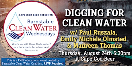 Clean Water Wednesday w/ Barnstable Clean Water Coalition at Cape Cod Beer!