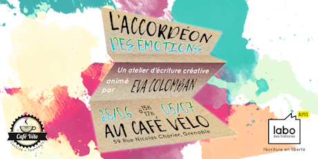 Atelier "Accordéon des émotions" au Café Vélo ! (Mer. 28/06, 15h-17h) billets