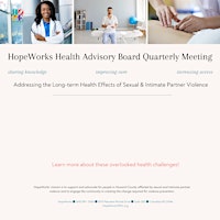 HopeWorks Health Advisory Board Meeting