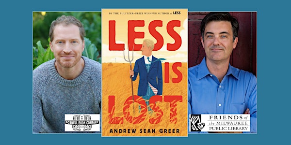 Andrew Sean Greer, author of LESS IS LOST - an in-person ticketed event