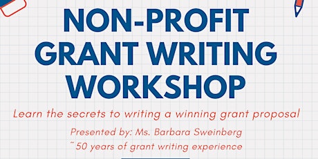 Non-Profit Grant Writing Class