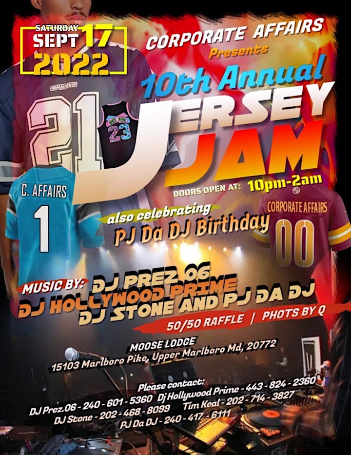 Corporate Affairs Inc. 10th Annual Jersey Jam image