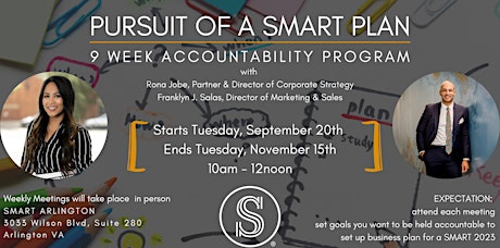 SMART Series: Pursuit of a SMART Plan