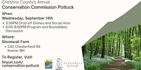 6th Annual Conservation Commission Potluck
