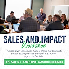 Sales + Impact Workshop at COhatch Noblesville