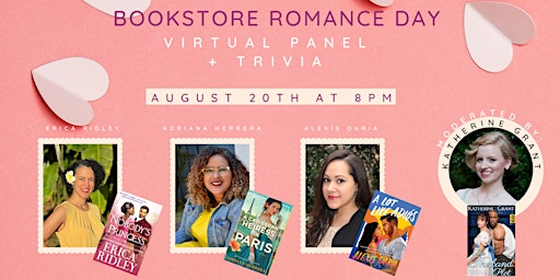Virtual Bookstore Romance Day Panel + Trivia!