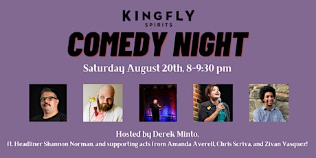Comedy Night at Kingfly Spirits!