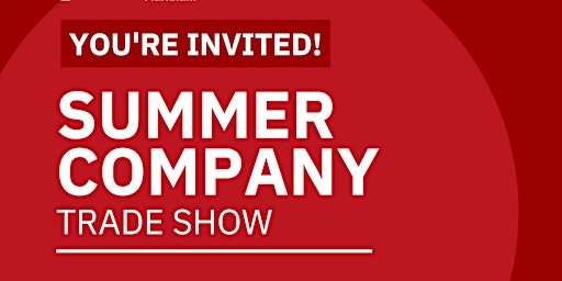RSVP for Summer Company Tradeshow on August 17