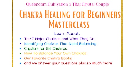 Chakra Healing for Beginners Masterclass