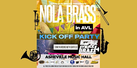 SAVE OUR BRASS! Nola Brass Fest AVL kickoff party at Asheville Music Hall