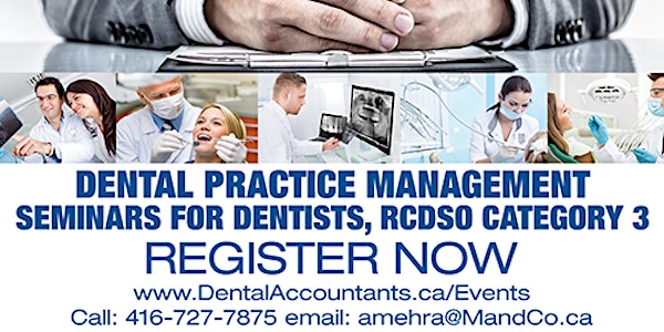 Financial Due Diligence when Purchasing a Dental Practice - BOOT CAMP - A Buyers Tip & Traps Checklist - Monday December 11, 2017