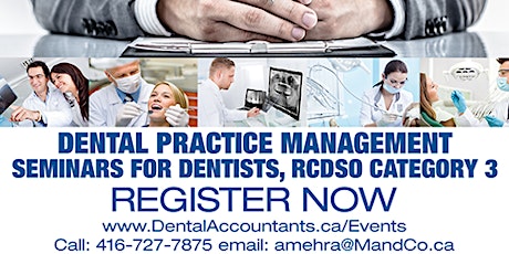 How to Value a Dental Practice:- BOOT CAMP - Plan to Sell? Get advice on a Tax Free Sale - Save over $185,000 in Taxes - Thursday February 1, 2018 primary image