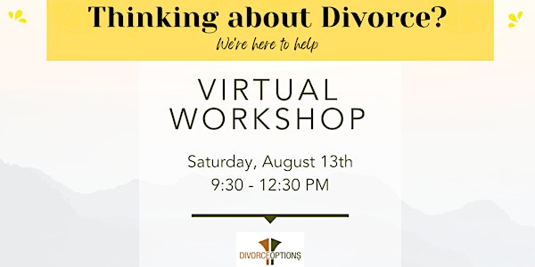 A free workshop to learn your Divorce Options