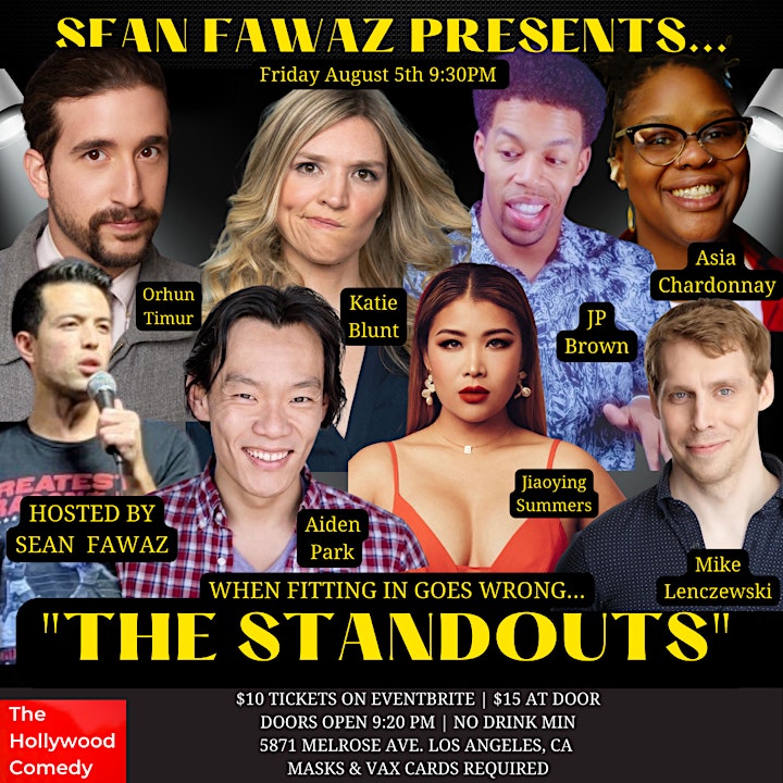 Comedy Show - Sean Fawaz Presents: The Standouts Comedy Show image