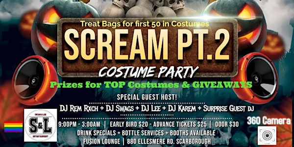 SCREAM Pt 2 - Halloween Costume Party
