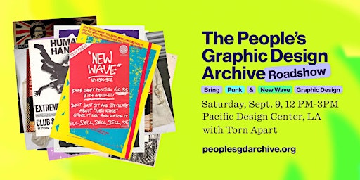 The People's Graphic Design Archive Roadshow  and AIGA LA  at Torn Apart
