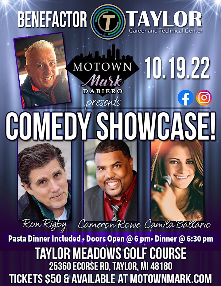 A Night of Comedy with dinner included at Taylor Meadows Golf Course! image