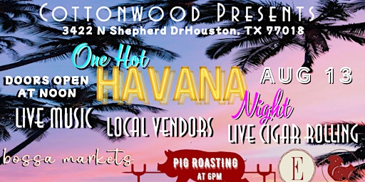 One Hot Havana Night in Cottonwood Bar