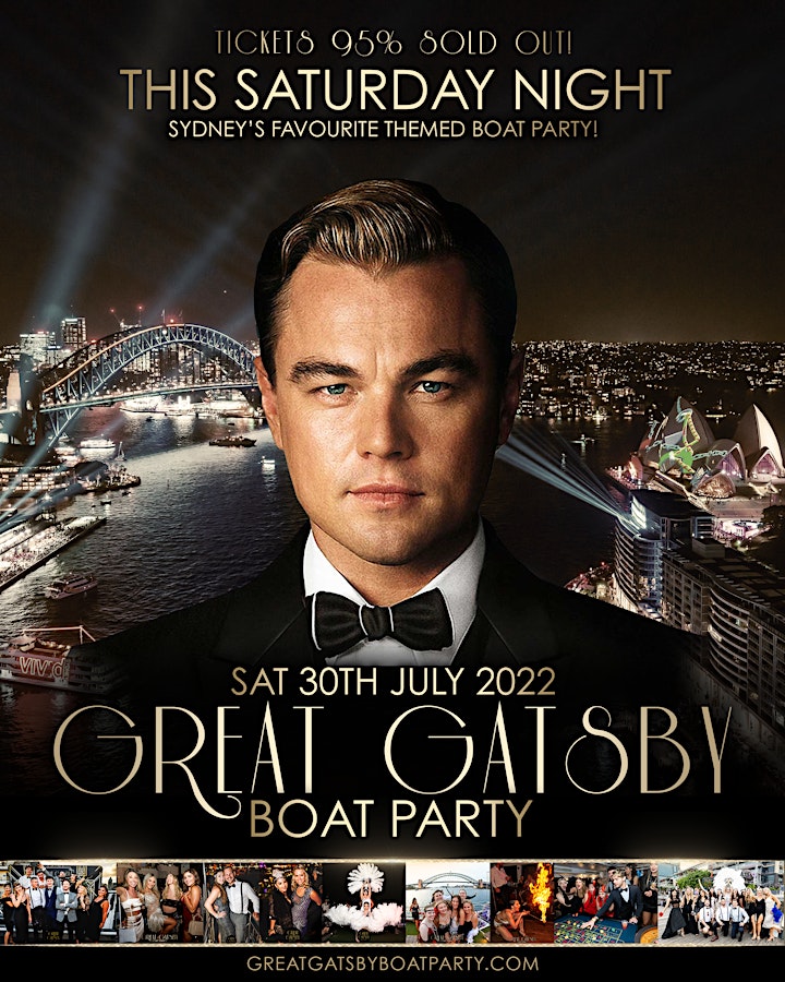 Great Gatsby Boat Party | Sydney July 2022 image