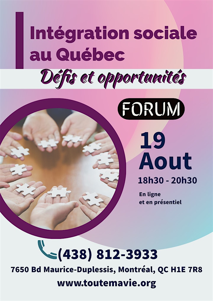 Image de Intégration sociale au Québec, enjeux et opportunités