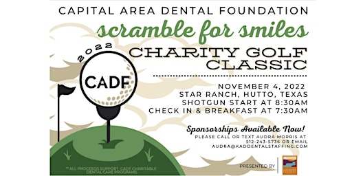 2022 Capital Area Dental Foundation Charity Golf Classic