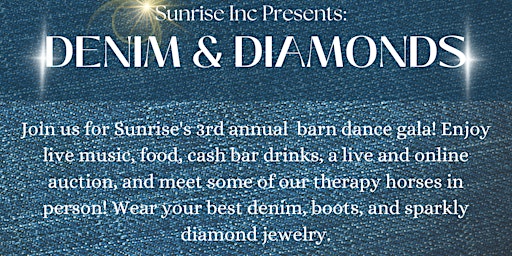 Sunrise Denim and Diamonds Barn Dance