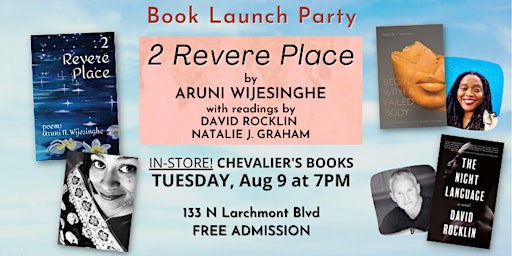 Book Launch! 2 Revere Place by Aruni Wijesinghe