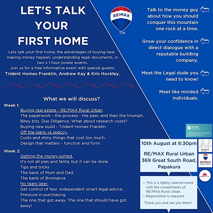 First home buyer series -  lets talk your new home image