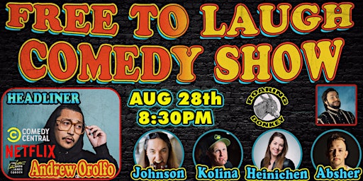 Free to Laugh Comedy Show @ The Roaring Donkey