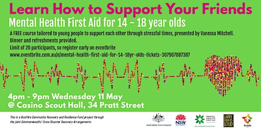 Mental Health First Aid for 14-20 year olds