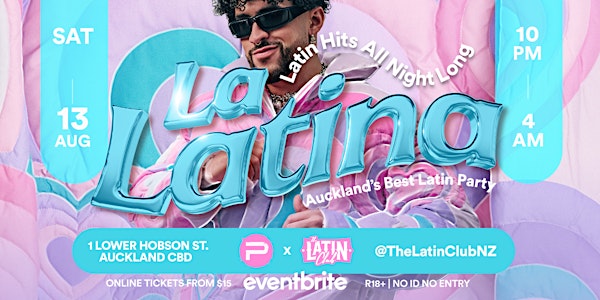 La Latina! by The Latin Club | 13 August at Pointers