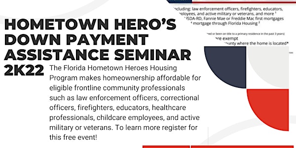 Hometown Hero’s Down Payment Assistance Seminar