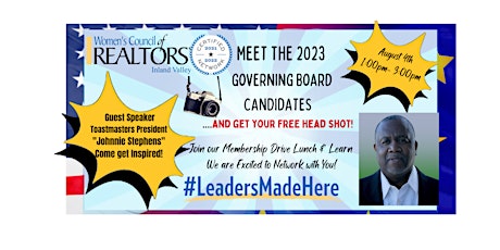Meet the 2023 Governing Board Candidates!Have Lunch on us and get Empowered