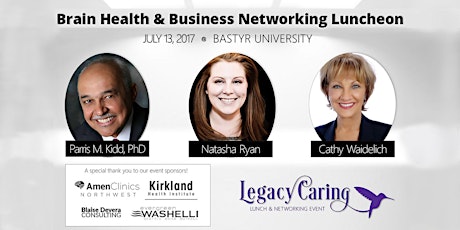 BRAIN HEALTH & BUSINESS NETWORKING LUNCHEON AT BASTYR UNIVERSITY primary image