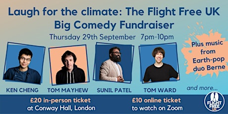 Laugh for the Climate: The Flight Free UK Big Comedy Fundraiser