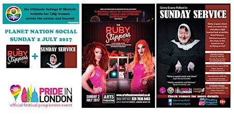 LGBT Culture: The Ruby Slippers & Sunday Service with Planet Nation - 2 July primary image